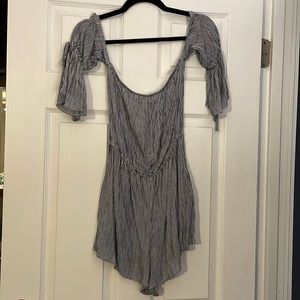 American eagle off the shoulder romper